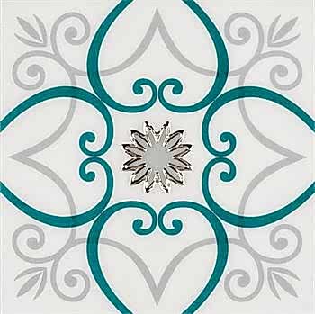 RICCO TURKUAZ T02 Seramik Porselen Dekor