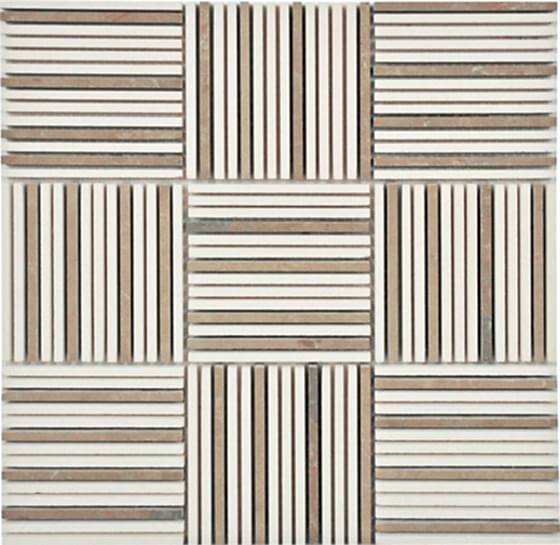 AK-9802 Mermer Mozaik Criss Cross B5