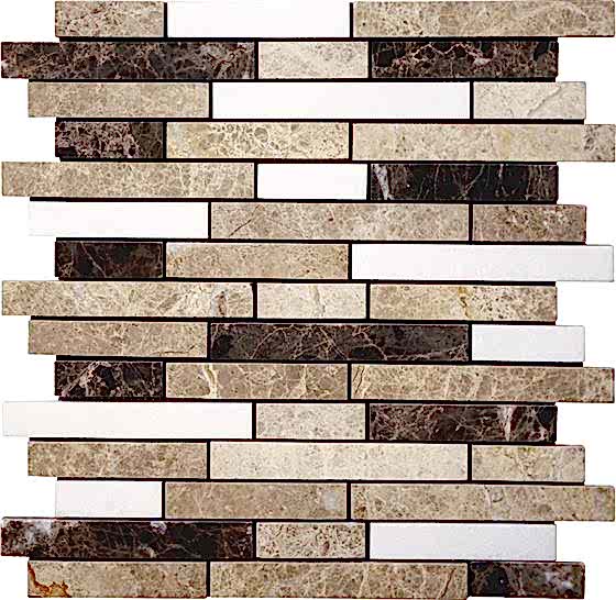 AK-9321 Mermer Mozaik Stagger B7