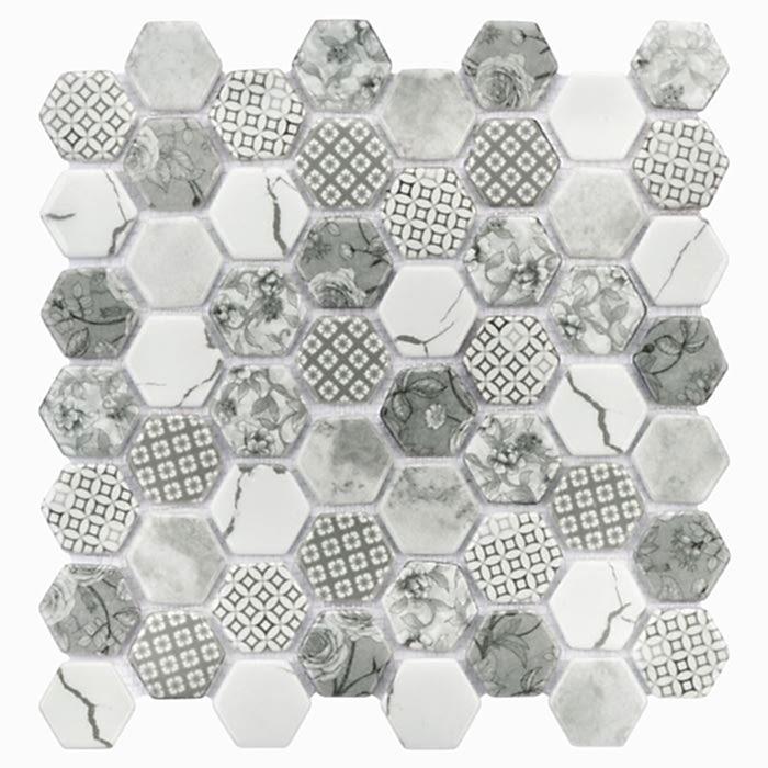 Dijital Cam Mozaik CMHX-K002  (Büyük Hegza)