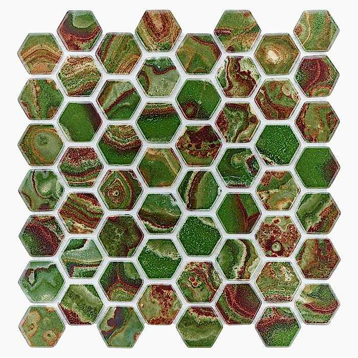 Dijital Cam Mozaik CMHX-K007  (Büyük Hegza)