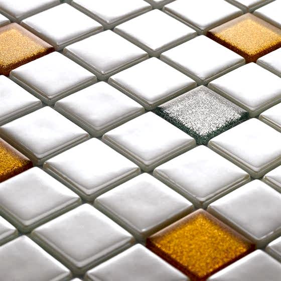 Millenium Simli Cam Mozaik / T-2284 Mercan